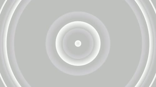 Smooth White Circle Background