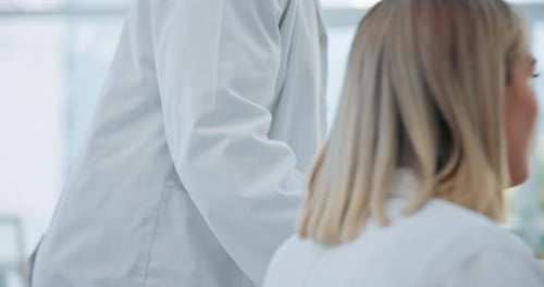 Medical Team Collaborates in Bright Office Environment