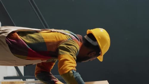 Workers Loading Boxes onto Shelves in Warehouse