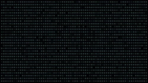 Animated Grid of Pulsing Circles Technology Background
