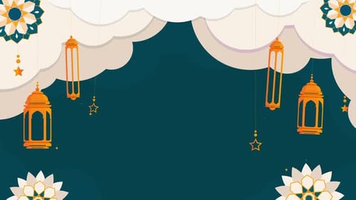 Hintergrund der Ramadan-Eid-Feier