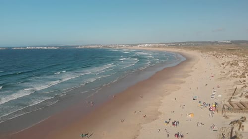 Peniche , portugal aerial flight