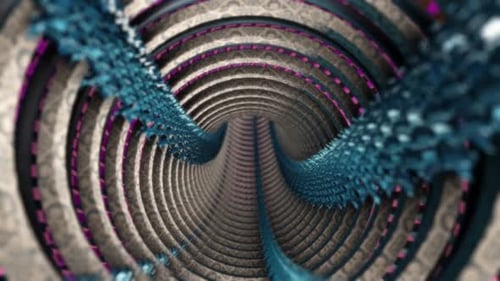 Fondo de túnel 3D