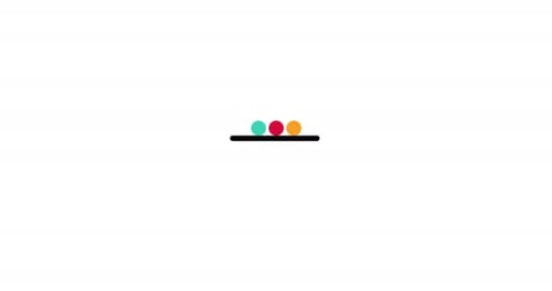 Minimalist Loading Animation with Bouncing Circles