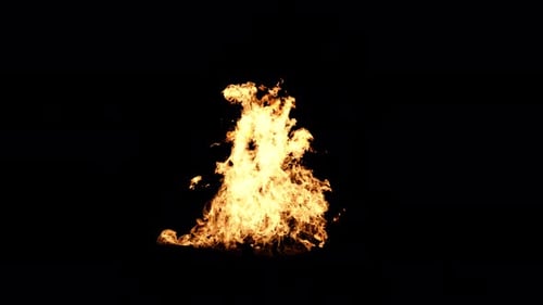 Realistic Fire and Flame VFX Elements Pack