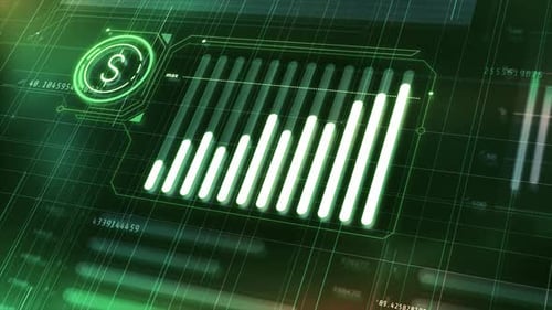 Animated Infographic Of Dollar Stock Price Growth
