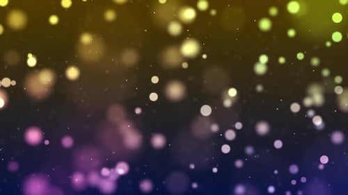 Abstract Bokeh Lights Particle Background Loop