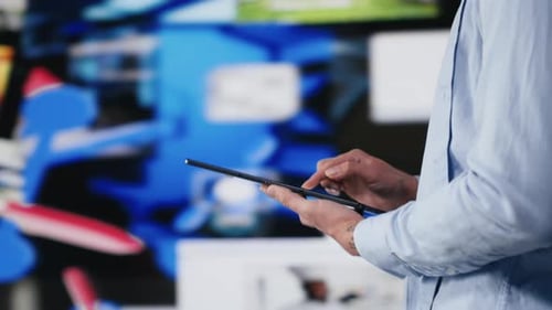 Social Media User Enjoying Digital Connection Between People