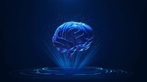 3D Futuristic AI Creation Artificial Intelligence Digital Brain Life Brain Big Data Deep Learning