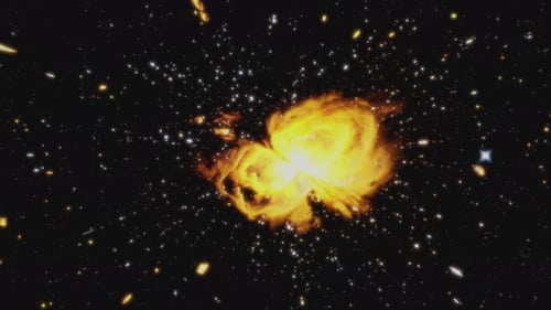 Exploring the Vibrant Explosion of Stars and Galaxies in Distant Space