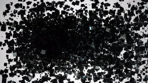 Metallic Particles AI Letters Assembly