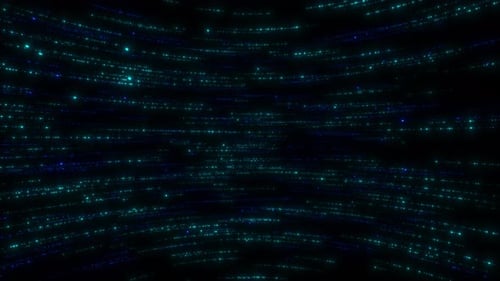 Digital Tunnel of Cyberspace Data High Speed Data Flow Tunnel Universe Cosmic Background