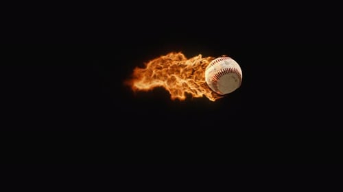 Baseball On Fire Flythrough