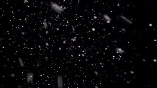 Snow Christima loop Alpha 4K