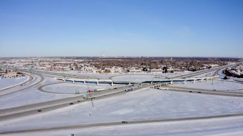 Fargo, ND Highway 94 and Highway 29 Interchange