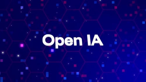 Dynamic Hexagon Grid Background with Digital Particles