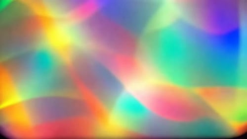 Holographic Iridescent Gradient Abstract Light Background Animation