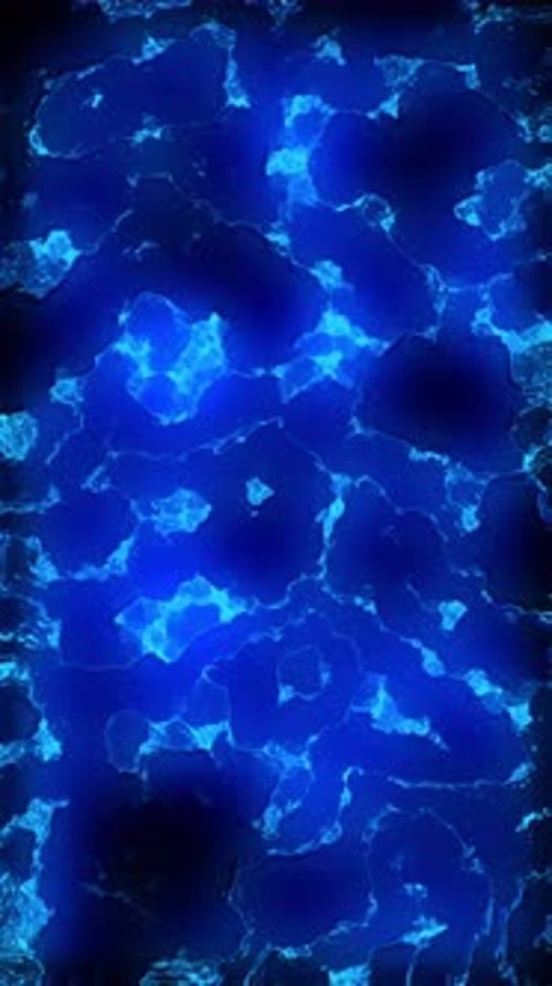 Abstract Blue Electric Flowing Energy Vertical Background Loop