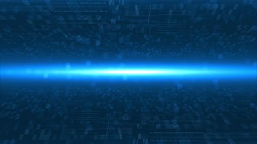 Cyberspace Tunnel Lines Data Flow Optical Fiber Digital Technology Stream Fast Speed Background