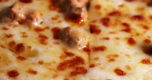 Close Up Shot of Delicious Freshly Prepared Pizza