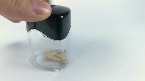 Sharpening a Pencil in Clear Pencil Sharpener
