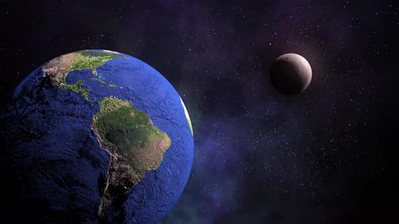 Rotating Earth Globe View from Space Animation, Backgrounds Motion ...