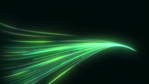 Rapid Data Transfer Speed Themed Background Green V19