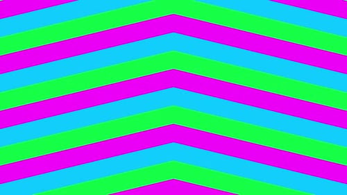 Surreal Retro Neon Lines Wave: 80s-90s Psychedelic Pulsing Chaos Loop for Intros and Gaming