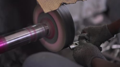 Belt sander to produce cookware