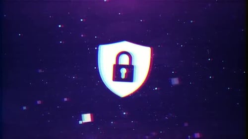 Shield Icon On Circuit Tech Background 1