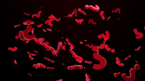 Question Mark Background Loop