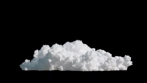 Große Wolkenexplosion