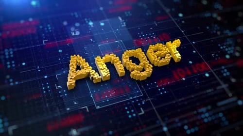 Pixelated Word Anger