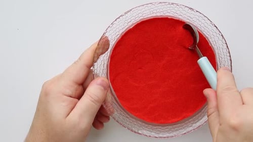 Satisfactory ASMR Videos Pleasant Relaxing Resting State Kinetic Sand ASMR