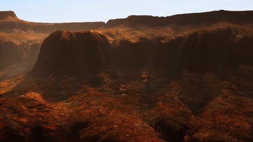 Scenic View of Sunrise in Grand Canyon National Park