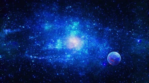 3D Scenic Spiral Infinite Galaxy Outer Space Tunnel Travel Center Moving Stars Nebula Animation