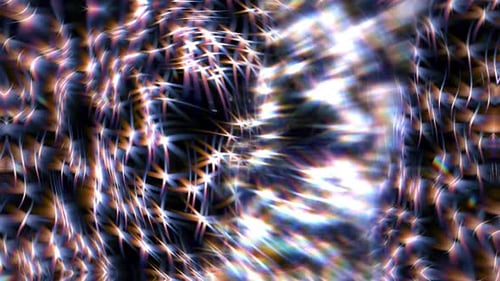 Weicher Unschärfe-Animationshintergrund mit Prismenlinse im Dunkeln