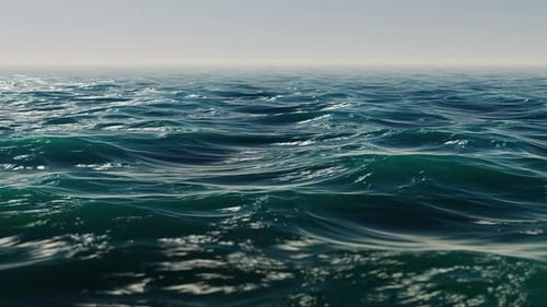 Textura
enrolável sem costura Blue Ocean Waves. Animado