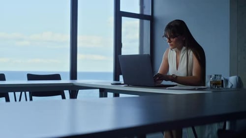 Tired Office Worker Headache and Stress