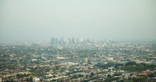 Cityscape of Los Angeles with Downtown LA, United States of America