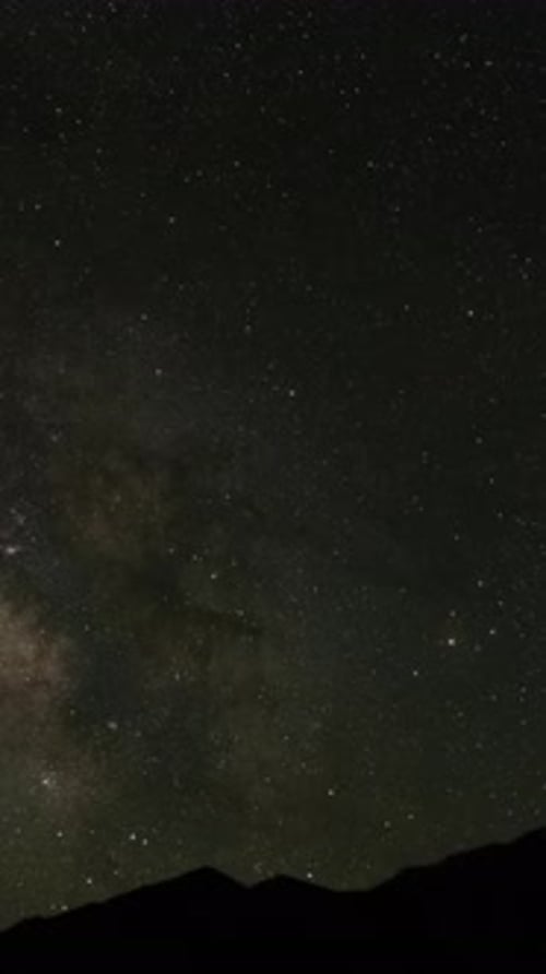 Night Sky with Milky Way and Stars