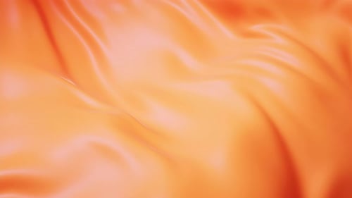 Seamless Abstract Fluid Orange Waves Background