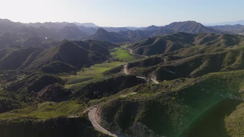 Experience the Stunning Views of Malibu Hills California in a Peaceful Landscape