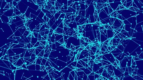 Abstract Plexus Network Connection structure with Network Business Background. 5065