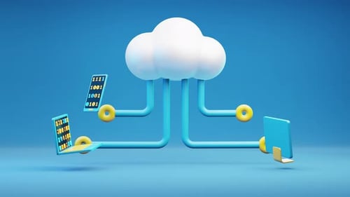 Cloud computing device upload data simplify