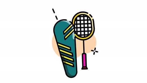 Badmintonschlägertasche
