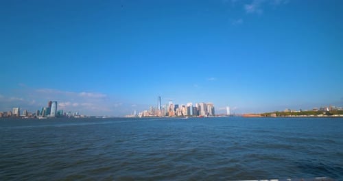 Nyc Skyline from the River