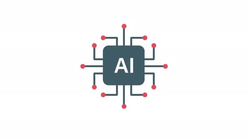 4k Artificial Intelligence Concept Animation Video