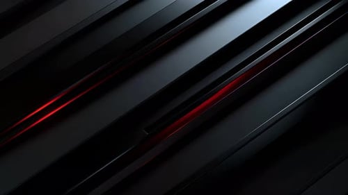 Abstract Dark Lines with Red Glow Motion Background