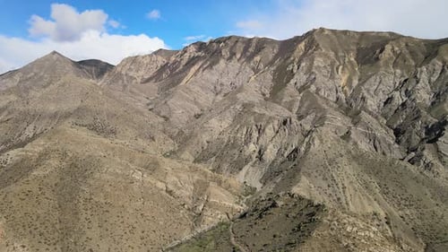 panoramic view mountains aerial view